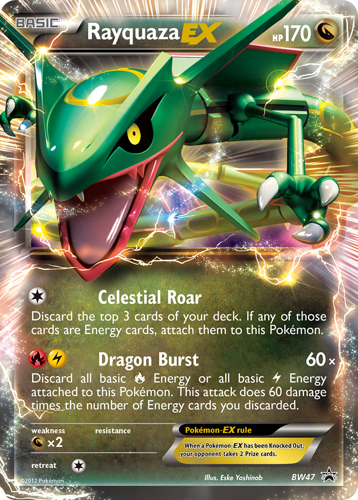 Rayquaza-EX - BW Black Star Promos SET-BW47