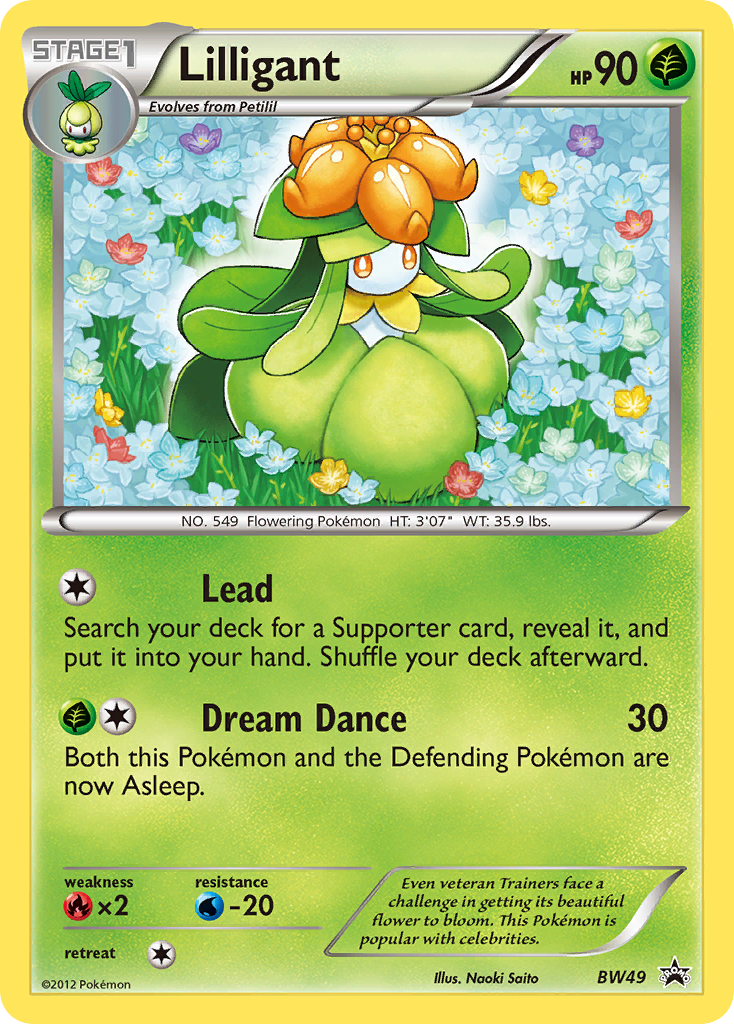Lilligant - BW Black Star Promos SET-BW49