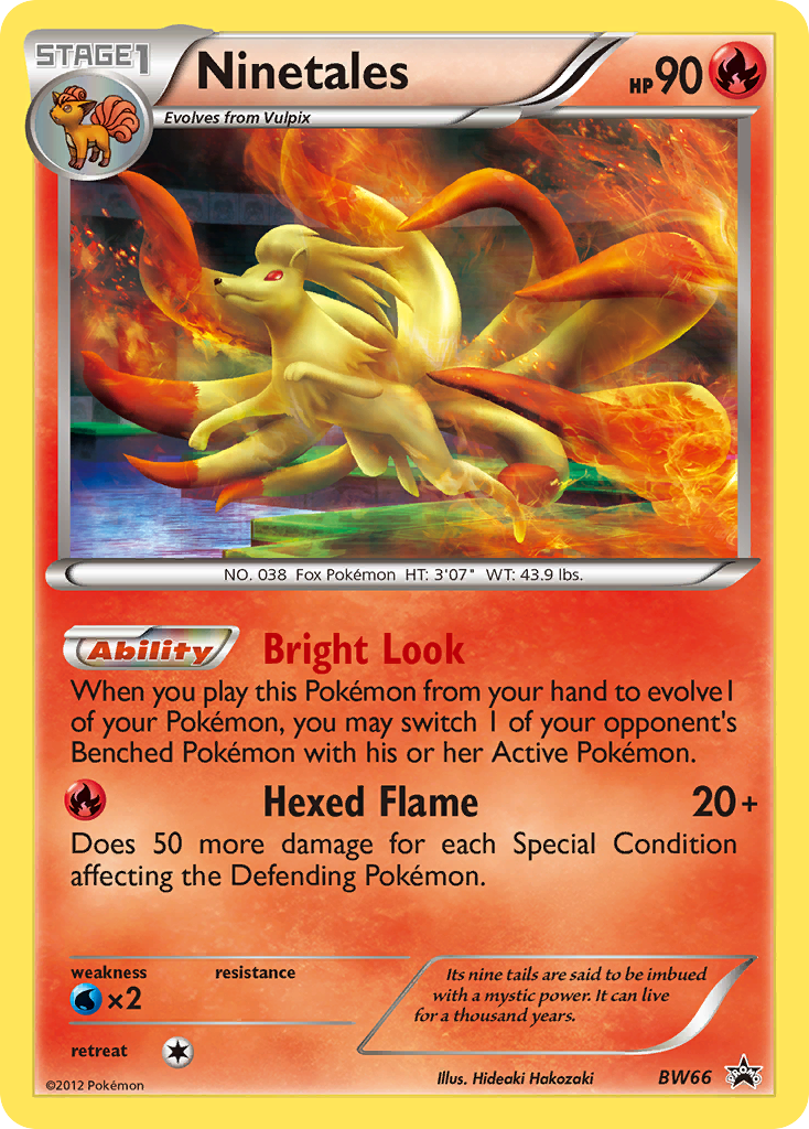Ninetales - BW Black Star Promos SET-BW66