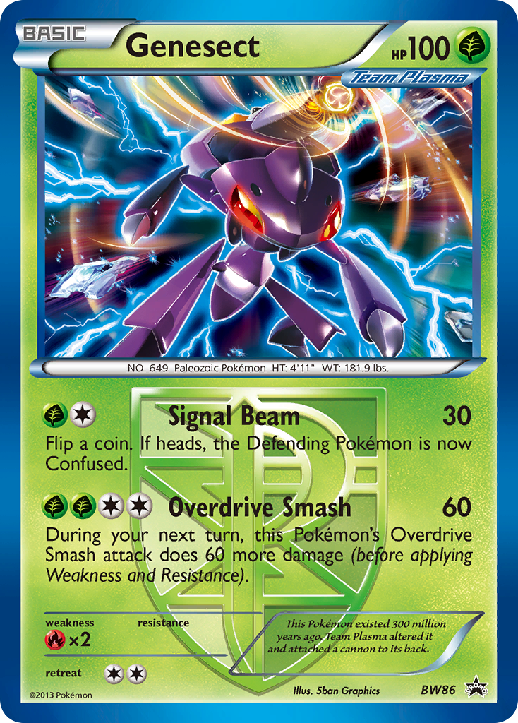 Genesect - BW Black Star Promos SET-BW86