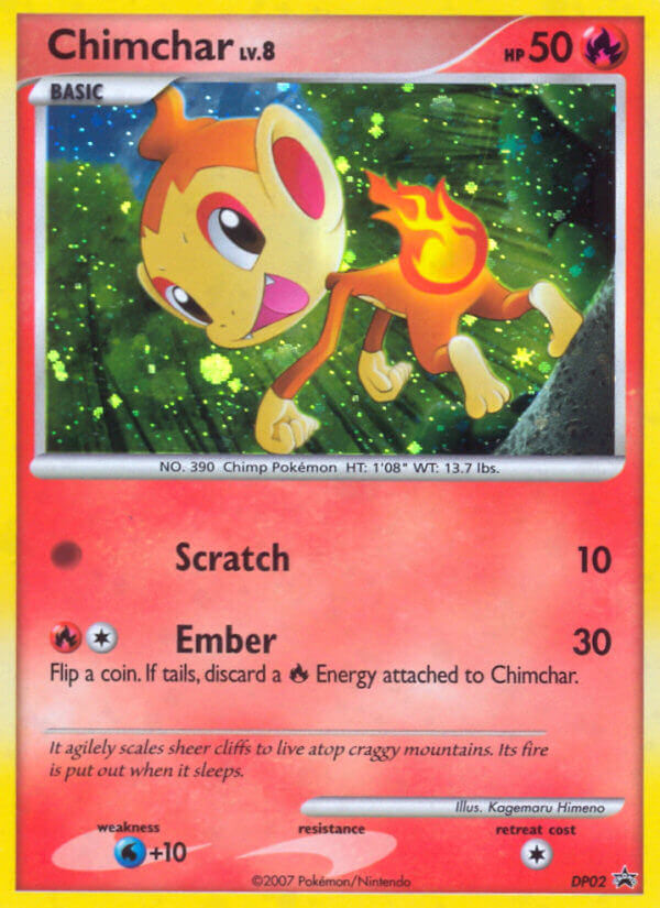 Chimchar - DP Black Star Promos SET-DP02