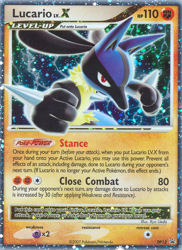Lucario LV.X - DP Black Star Promos SET-DP12