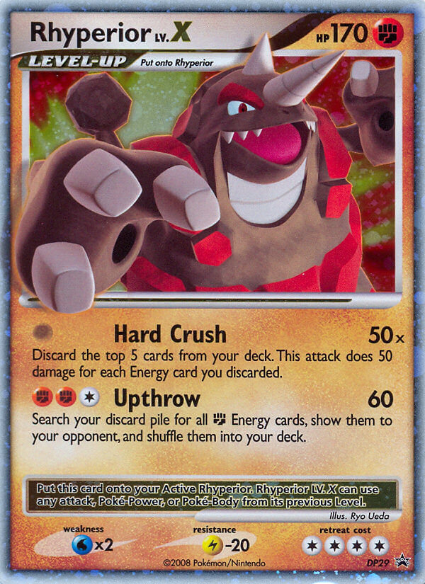 Rhyperior LV.X - DP Black Star Promos SET-DP29