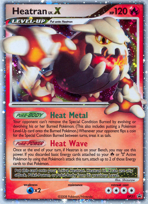 Heatran LV.X - DP Black Star Promos SET-DP31