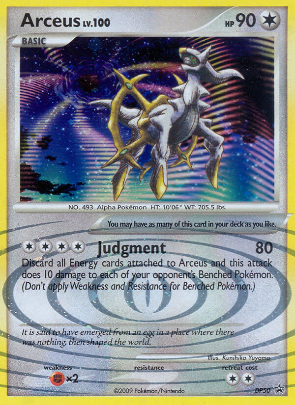 Arceus (DP Black Star Promos SET) (Pokémon) (Basic) (Colorless) (HP: 90) (Promo) (PKM DP Black Star Promos SET-50)