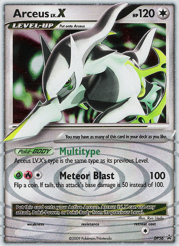 Arceus LV.X - DP Black Star Promos SET-DP56