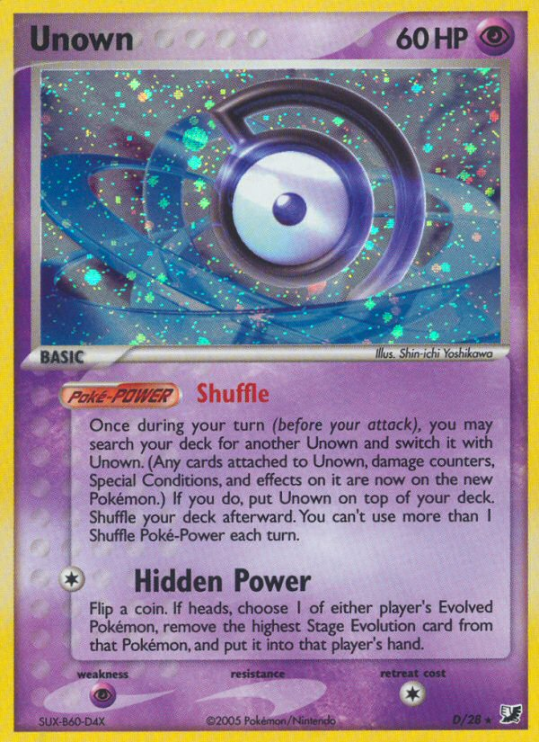 Unown - Unseen Forces SET-D