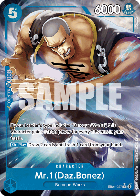 Mr.1(Daz.Bonez) EB01-027 AA