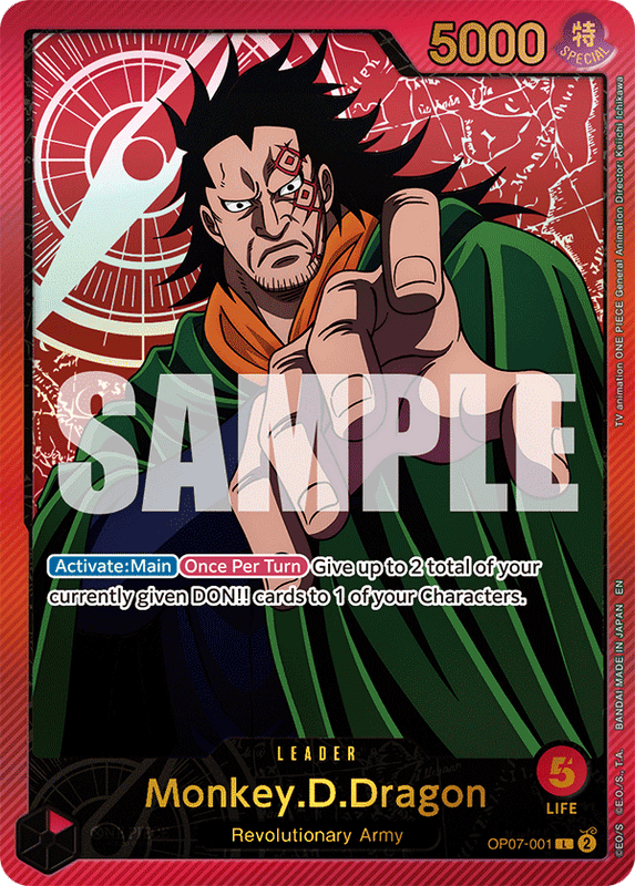 Monkey.D.Dragon EB02 OP07-001