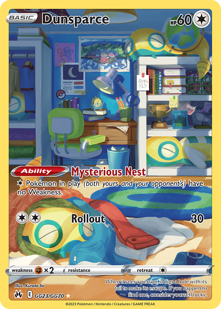 Dunsparce - Crown Zenith Galarian Gallery SET-GG23
