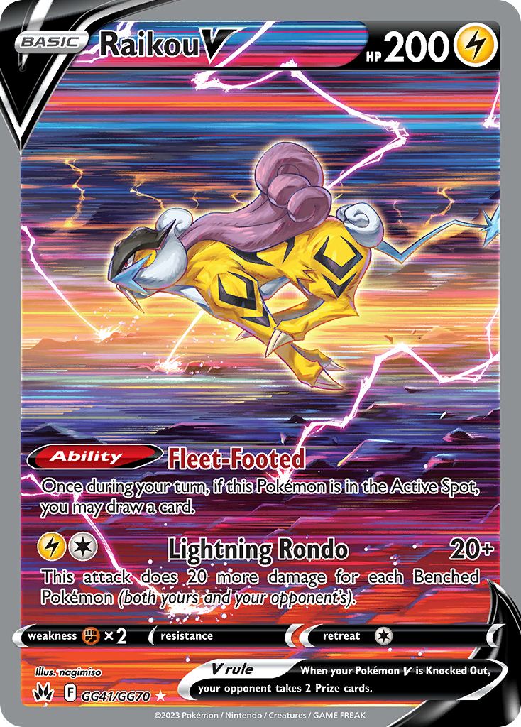 Raikou V - Crown Zenith Galarian Gallery SET-GG41