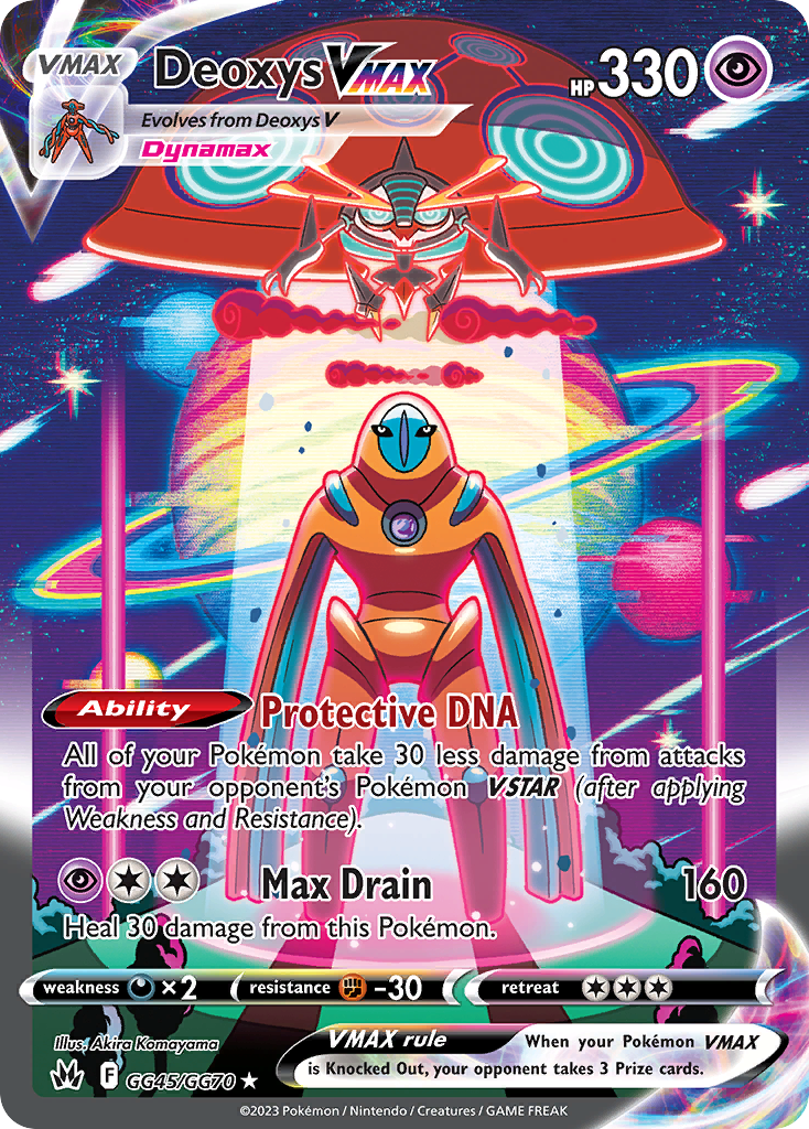 Deoxys VMAX - Crown Zenith Galarian Gallery SET-GG45