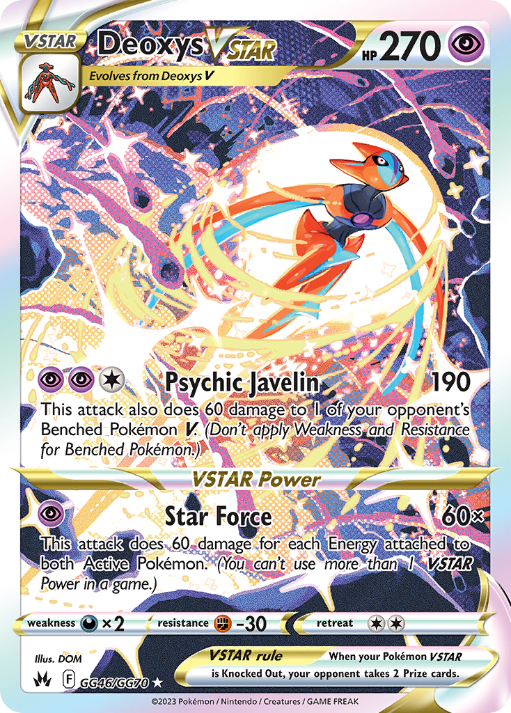 Deoxys VSTAR - Crown Zenith Galarian Gallery SET-GG46
