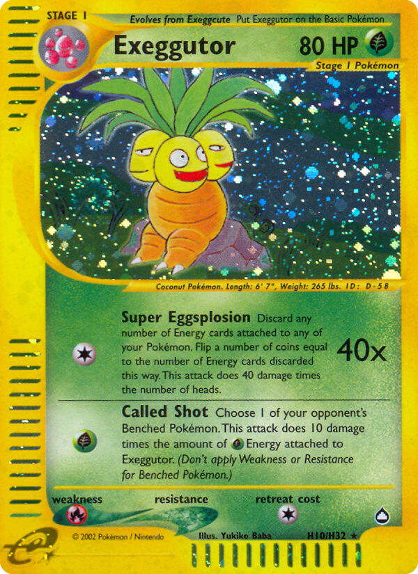 Exeggutor - Aquapolis SET-H10