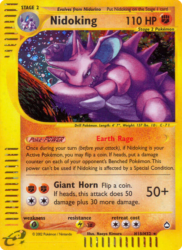 Nidoking - Aquapolis SET-H18