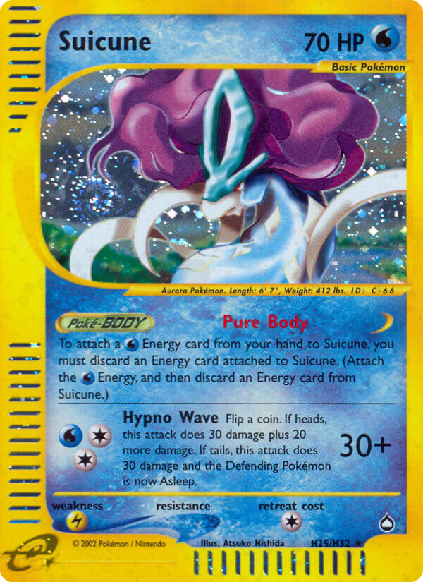 Suicune - Aquapolis SET-H25