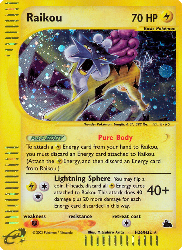 Raikou - Skyridge SET-H26