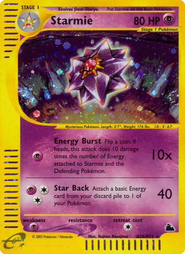 Starmie - Skyridge SET-H28