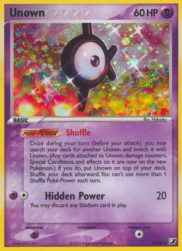 Unown - Unseen Forces SET-K