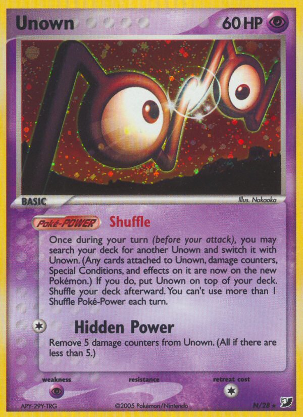 Unown - Unseen Forces SET-N