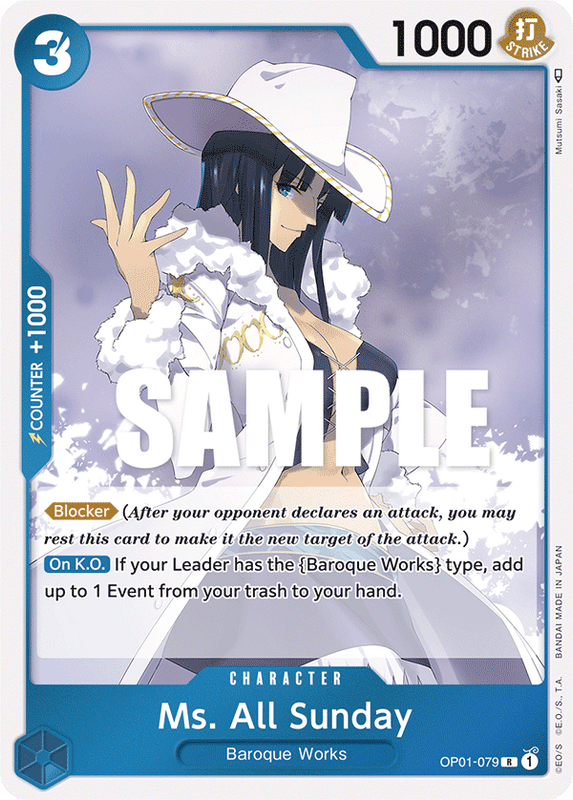 Ms. All Sunday OP01-079