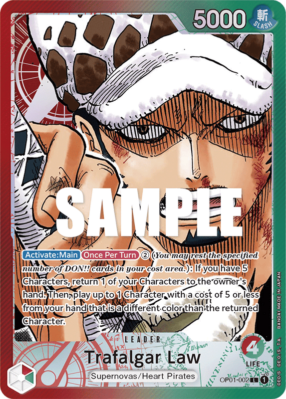 Trafalgar Law OP01-002 AA