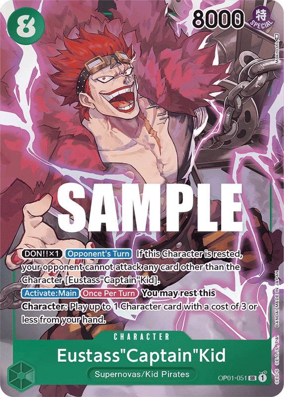 Eustass"Captain"Kid OP01-051 AA