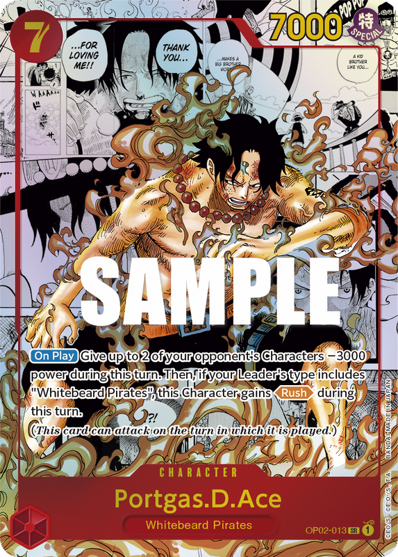 Portgas.D.Ace OP02-013 Manga