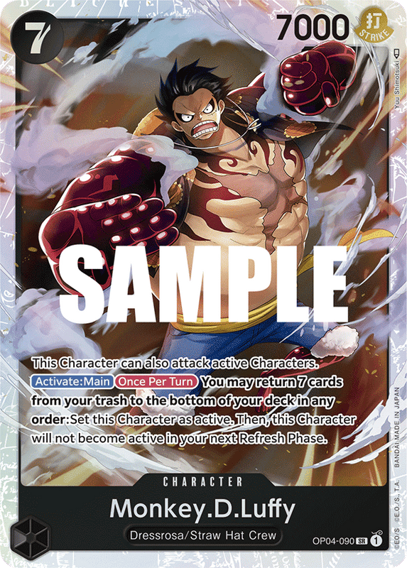 Monkey.D.Luffy OP04 OP04-090