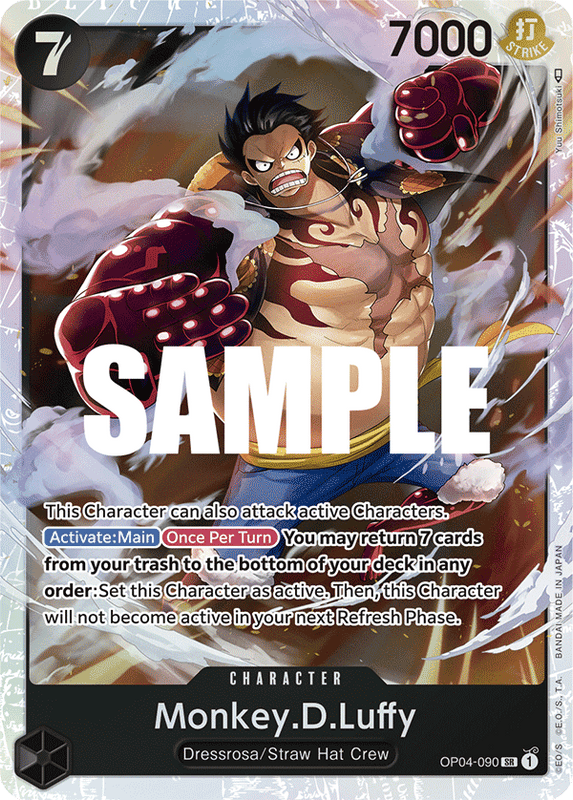 Monkey.D.Luffy OP04 OP04-090