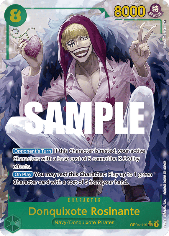 Donquixote Rosinante OP04 OP04-119 AA