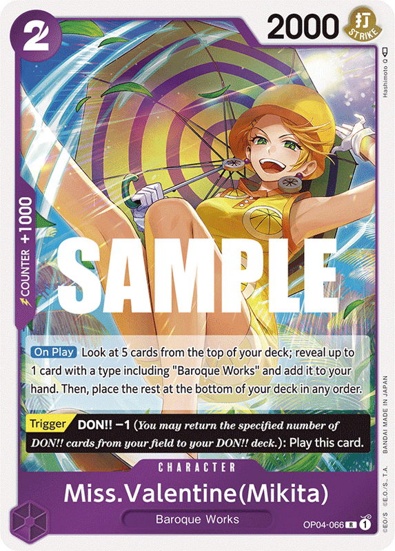 Miss.Valentine(Mikita) OP04 OP04-066