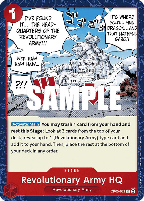 Revolutionary Army HQ OP05-021