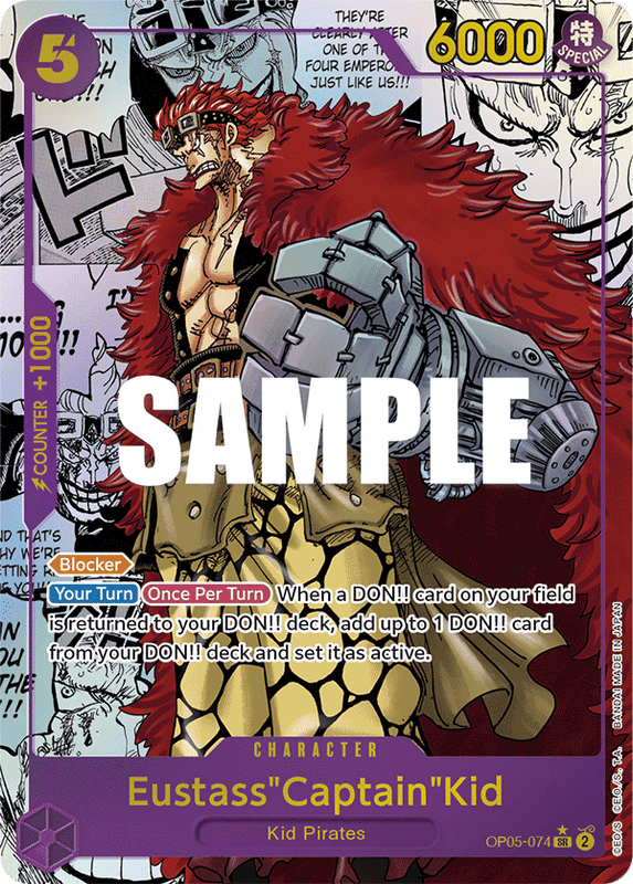 Eustass"Captain"Kid OP05-074 Manga