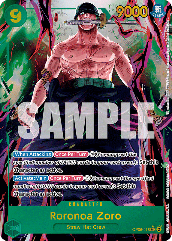 Roronoa Zoro OP06-118 AA