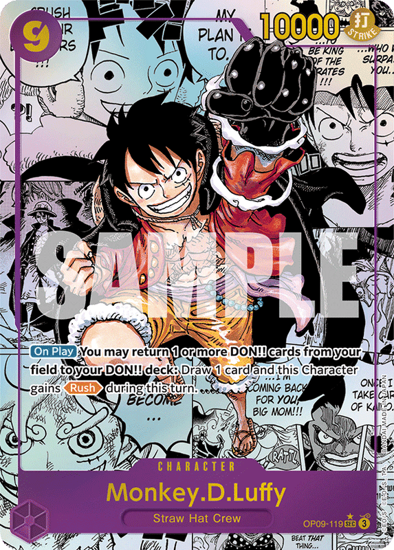 Monkey.D.Luffy OP09-119 Manga
