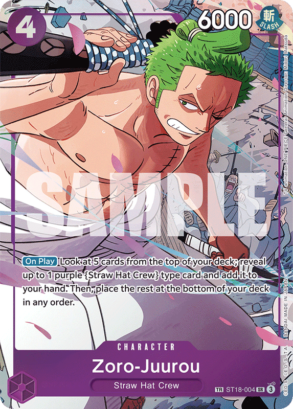 Zoro-Juurou OP09 ST18-004 TR