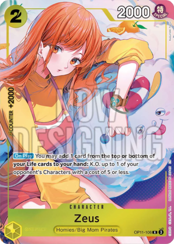Zeus (Official Playmat -Bandai Card Games Fest 24-25 Edition-) , Promo OP11-106 1
