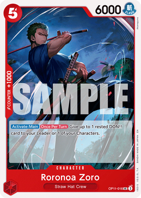 Roronoa Zoro OP11-016