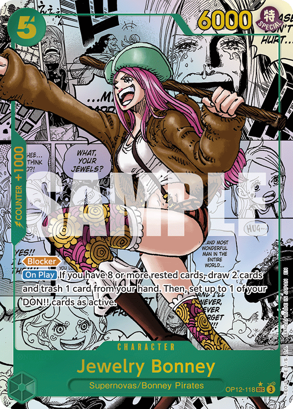 Jewelry Bonney OP12-118 Manga