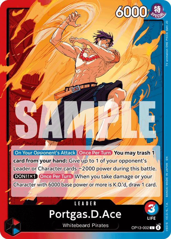 Portgas.D.Ace OP13-002