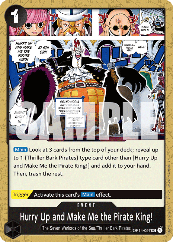 Hurry Up and Make Me the Pirate King! OP14-097 UC