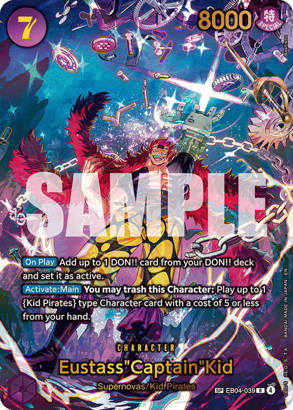Eustass"Captain"Kid OP14-EB04 EB04-039 AA