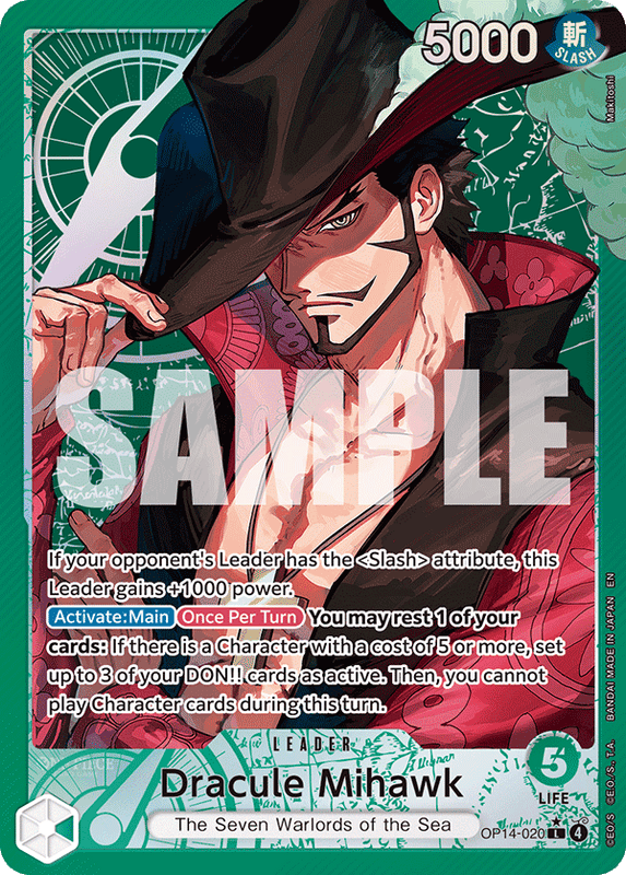 Dracule Mihawk OP14-020 AA