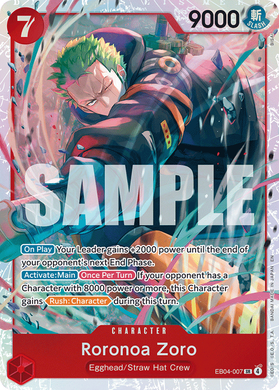 Roronoa Zoro OP15-EB04 EB04-007