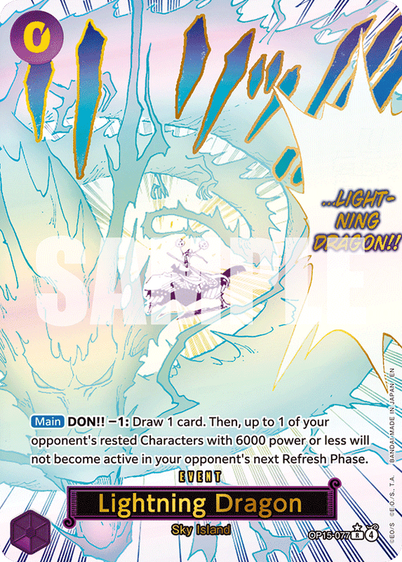 Lightning Dragon OP15-077 AA