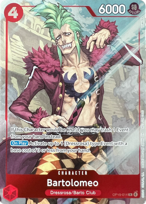 Bartolomeo Dash Pack OP15-014 Dash