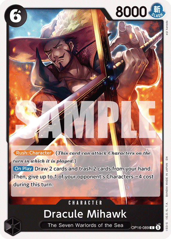 Dracule Mihawk OP16-089