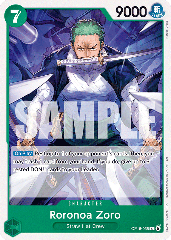 Roronoa Zoro OP16-035