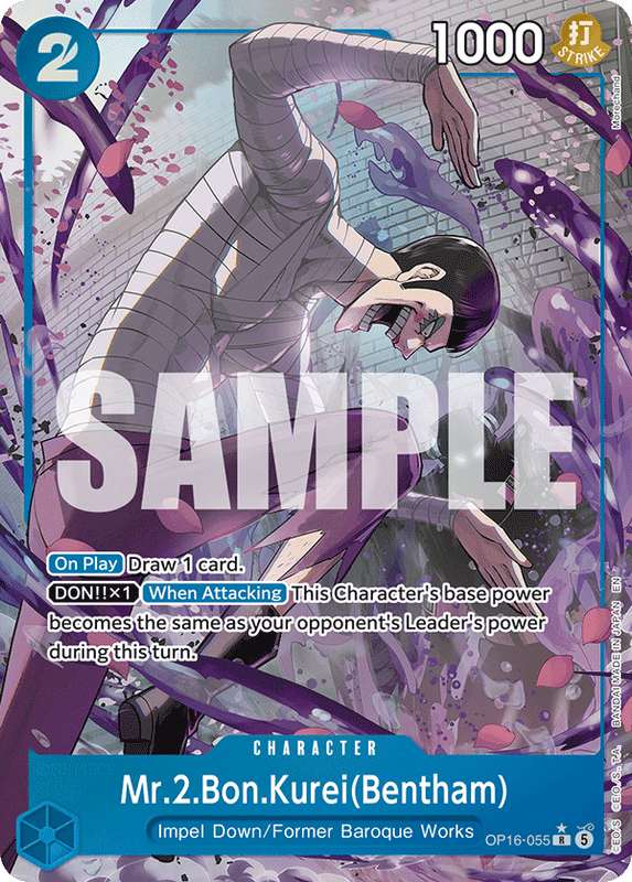 Mr.2.Bon.Kurei(Bentham) OP16-055 AA